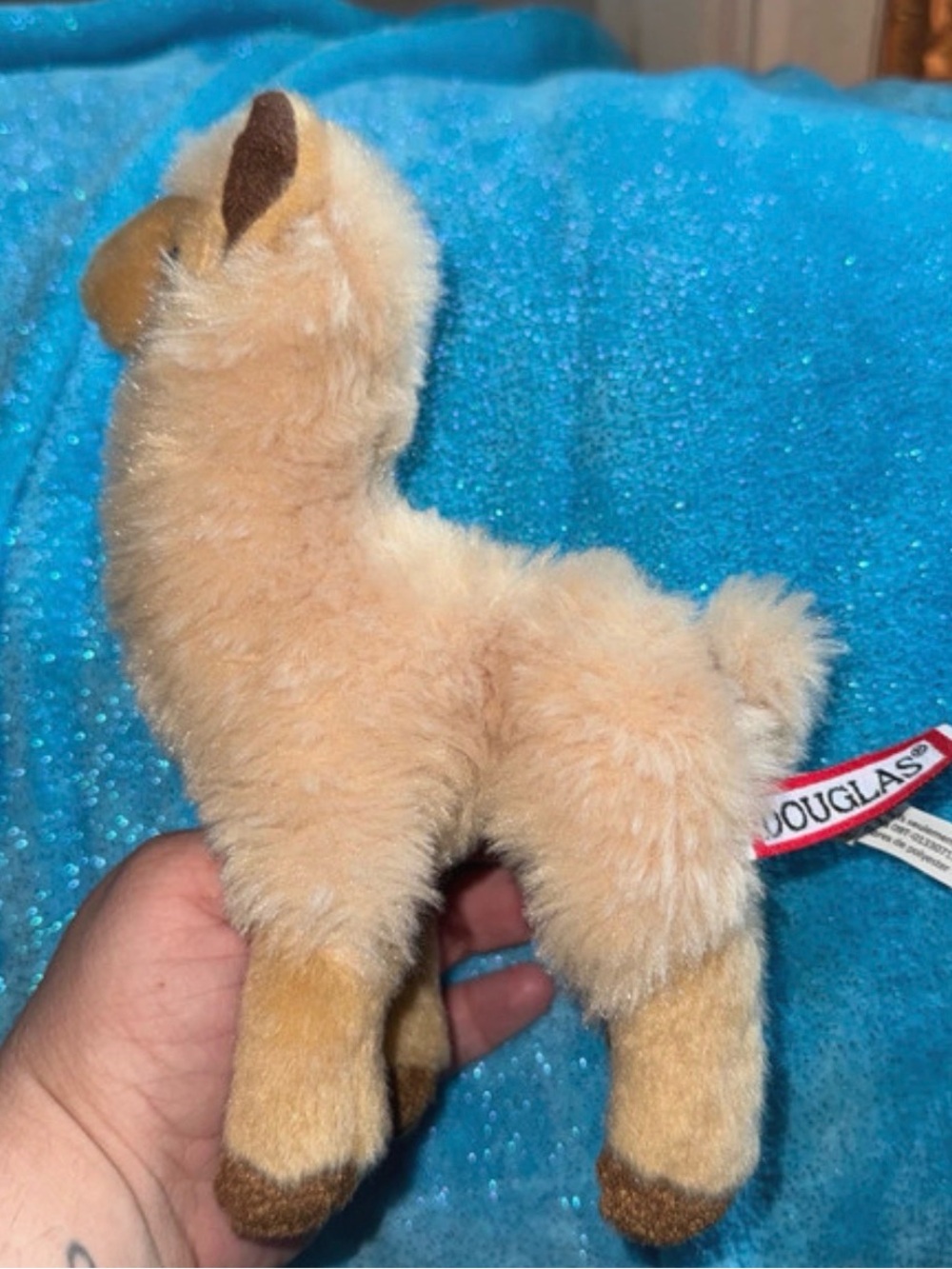Douglas Plush Beige Llama Stuffed Animal - Soft Beige Kids Toy